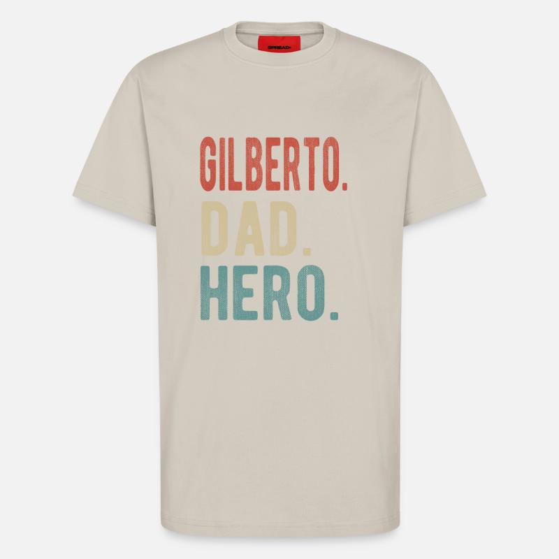 Gilberto Papa Held - T-Shirt - made by SPREAD - WARM CLAY