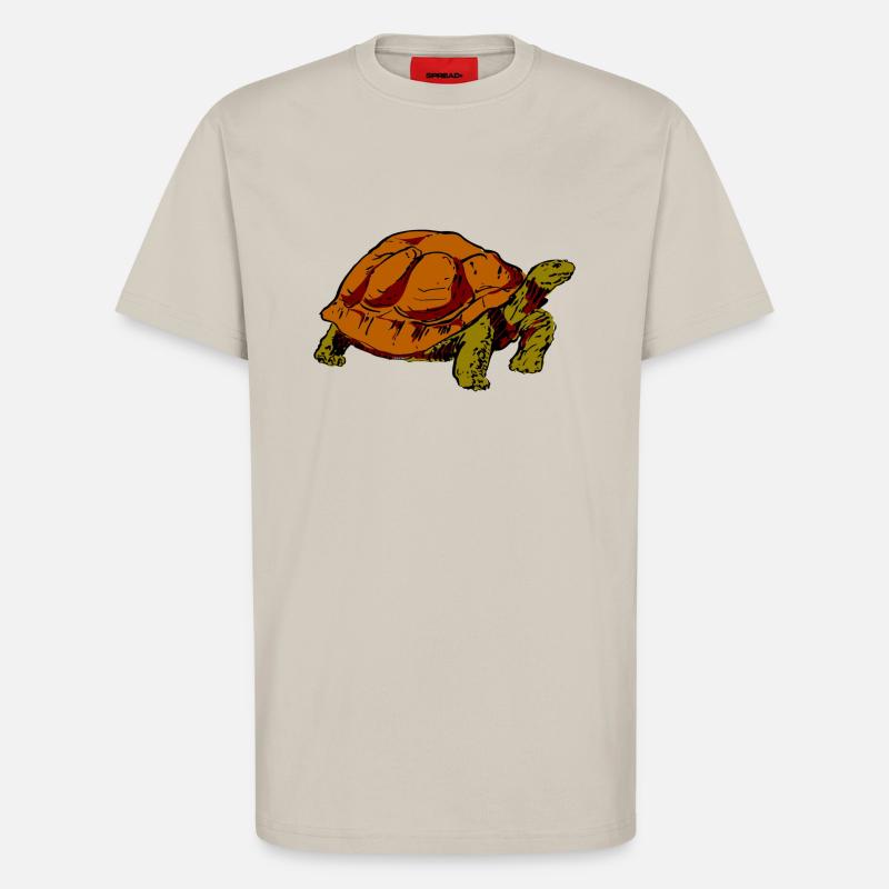 Schildkröte - T-Shirt - made by SPREAD - WARM CLAY