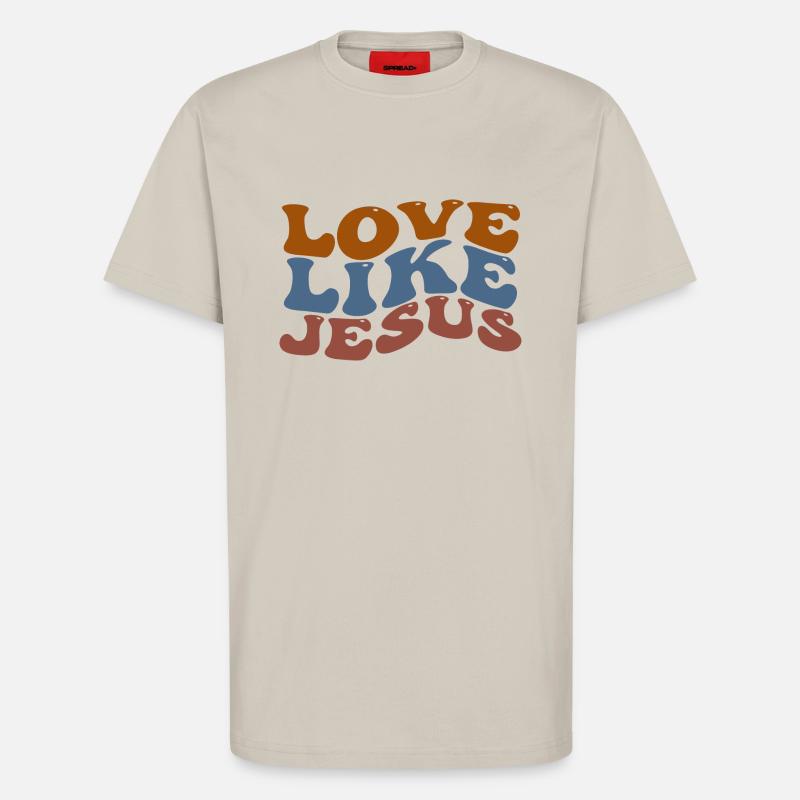 Love Like Jesus - T-Shirt - made by SPREAD - WARM CLAY