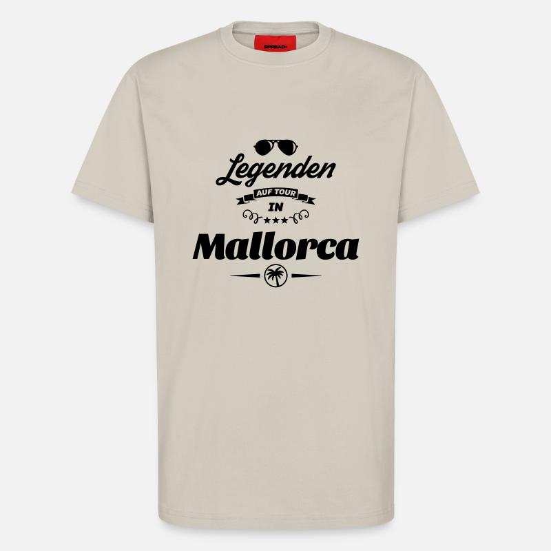 mallorca legenden - T-Shirt - made by SPREAD - WARM CLAY