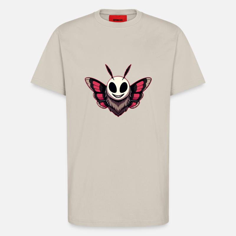 Böse Motte - Mothman Cryptid - T-Shirt - made by SPREAD - WARM CLAY