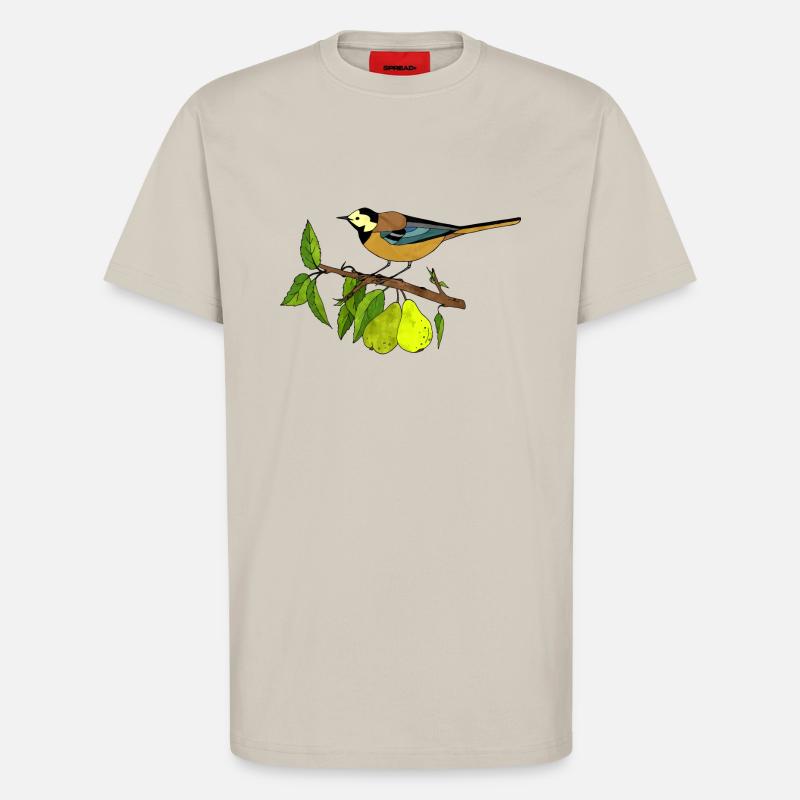 Bunter Vogel - T-Shirt - made by SPREAD - WARM CLAY