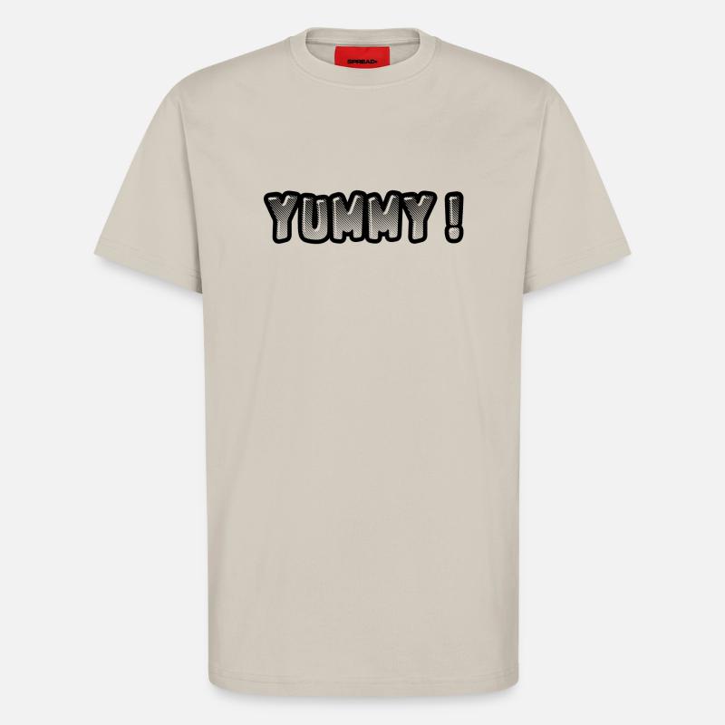 YUMMY | Tolle Geschenk Idee - T-Shirt - made by SPREAD - WARM CLAY