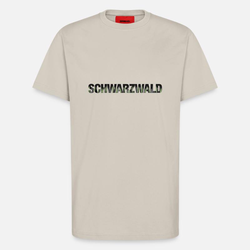 FORÊT-NOIRE - T-shirt bio décontracté fabriqué en UE - WARM CLAY