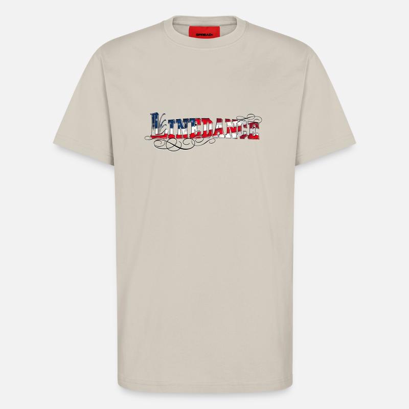 kl_linedance68c - T-Shirt - made by SPREAD - WARM CLAY