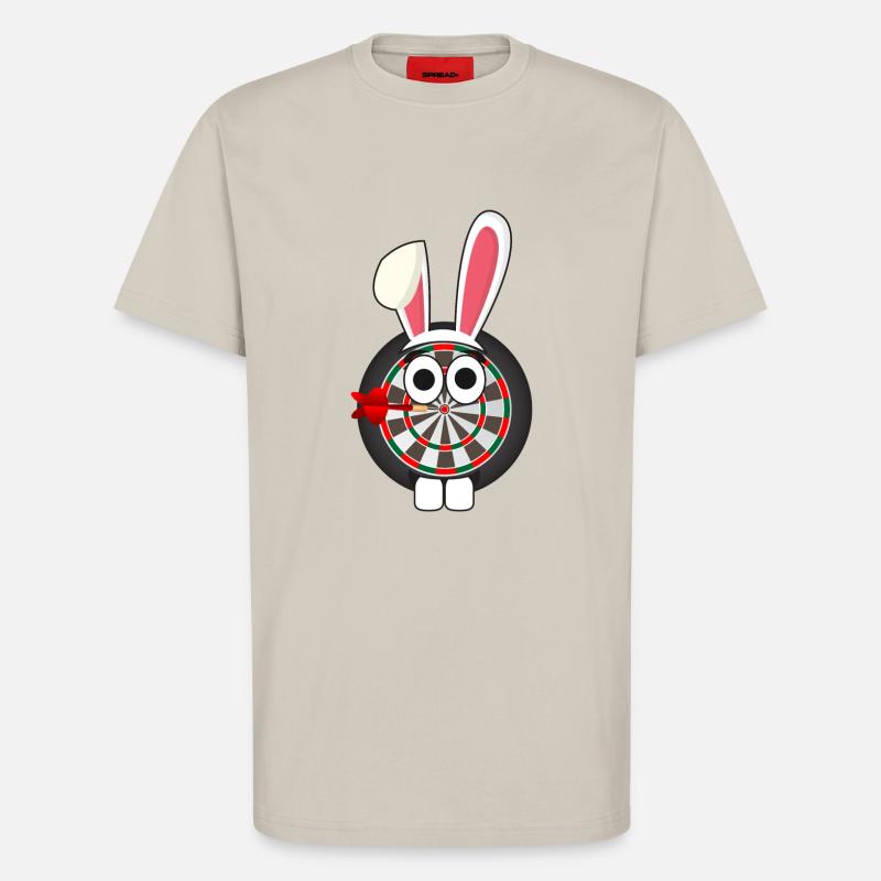 Darts darts easter bunny easter gift bunny - T-Shirt - made by SPREAD - WARM CLAY