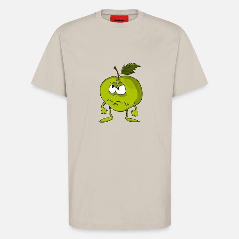 Wütender Apfel - T-Shirt - made by SPREAD - WARM CLAY