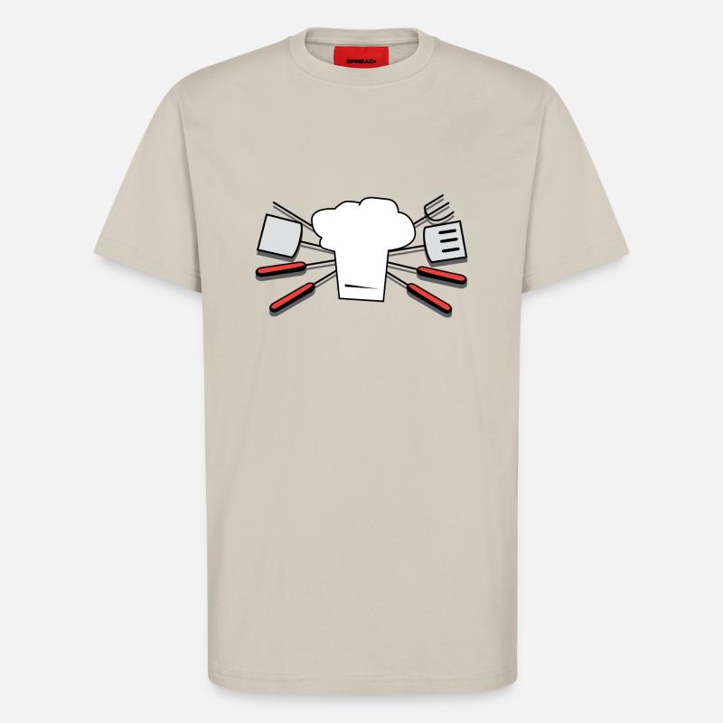 besteck geschirr flatware silverware cutlery84 - T-Shirt - made by SPREAD - WARM CLAY