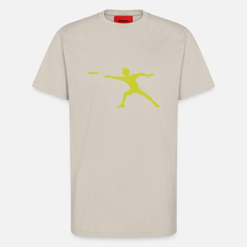 discus diskus diskuswerfer - T-Shirt - made by SPREAD - WARM CLAY