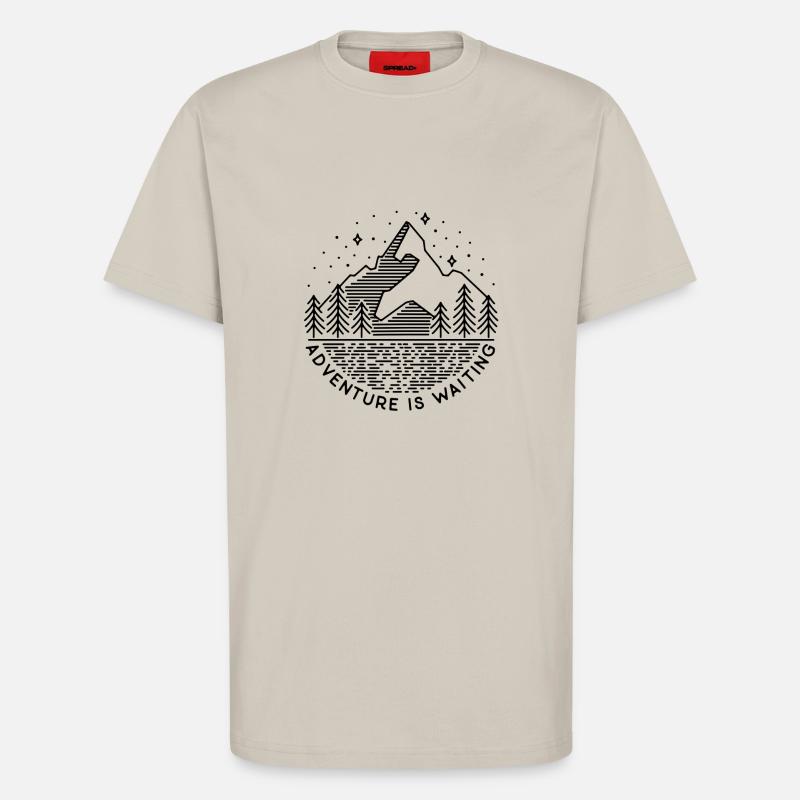 Abenteuerlust - T-Shirt - made by SPREAD - WARM CLAY