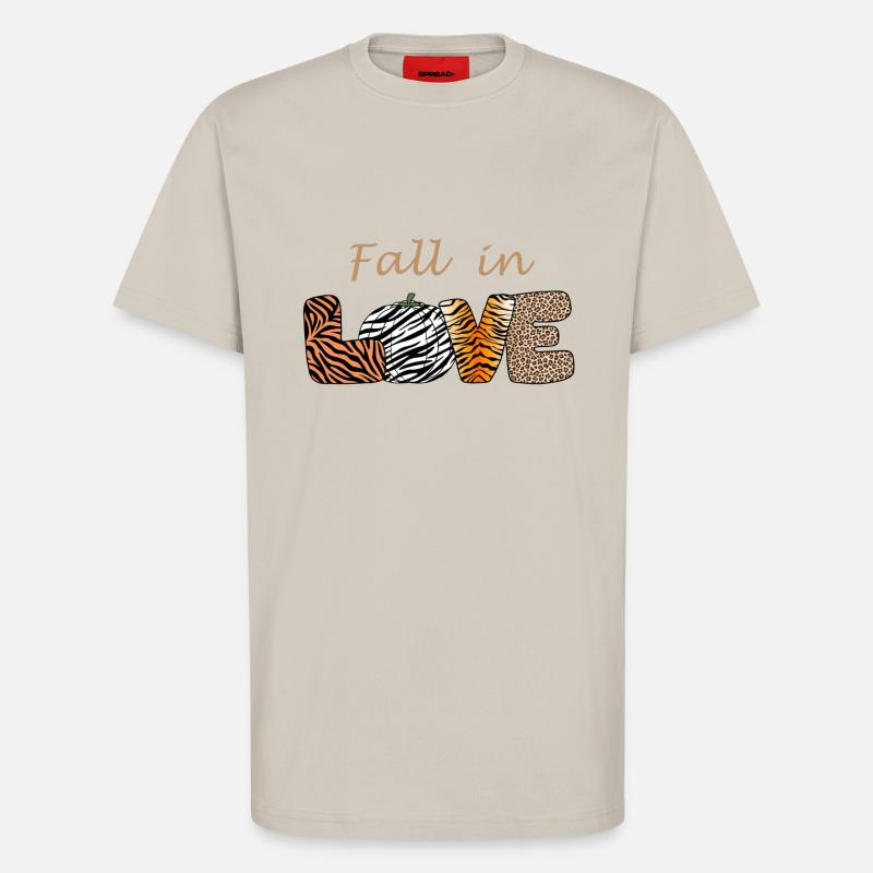 Fall in LOVE - T-Shirt - made by SPREAD - WARM CLAY