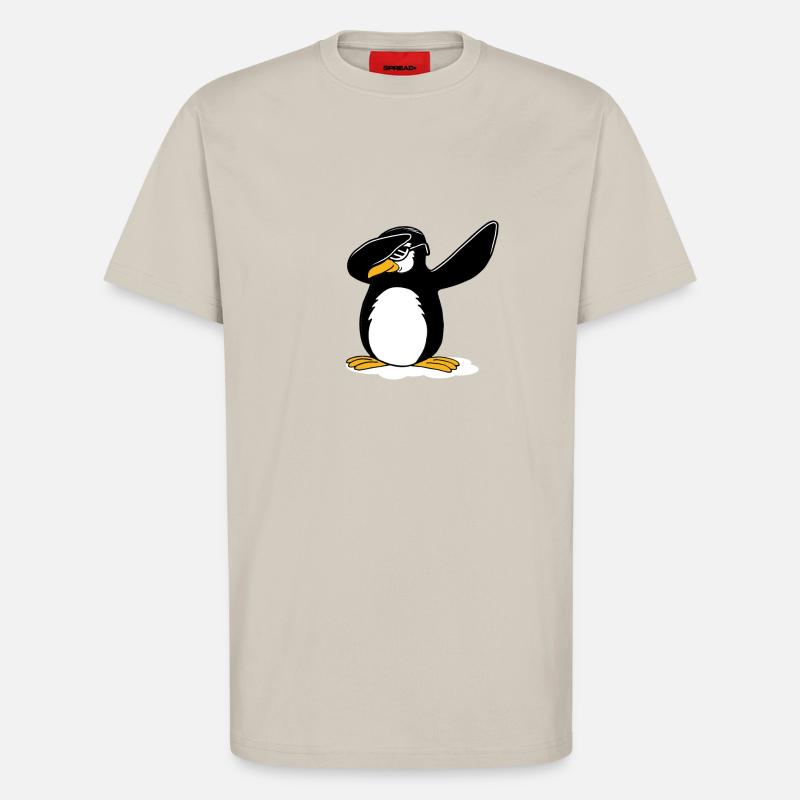 Dabbing Pinguin Funny Dance Geschenk - T-Shirt - made by SPREAD - WARM CLAY