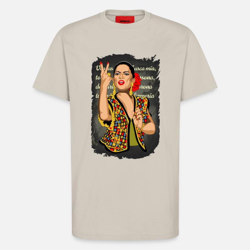 LOLA Poem - T-Shirt - made by SPREAD - WARM CLAY