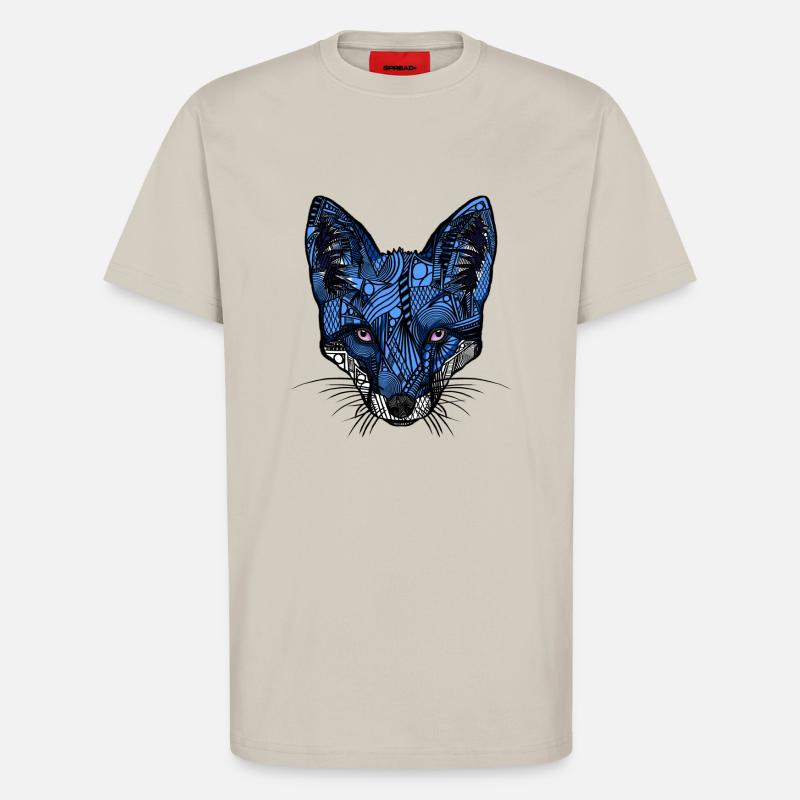 Blaufuchs - T-Shirt - made by SPREAD - WARM CLAY