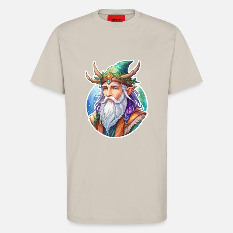 Druide Wasserfarben - T-Shirt - made by SPREAD - WARM CLAY