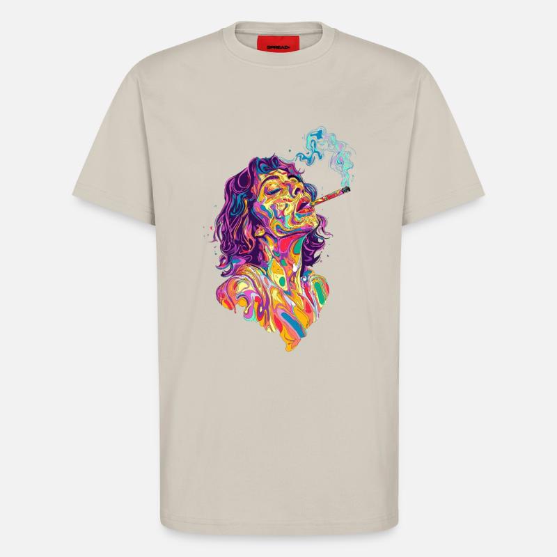 psychedelisch magic rave - T-Shirt - made by SPREAD - WARM CLAY