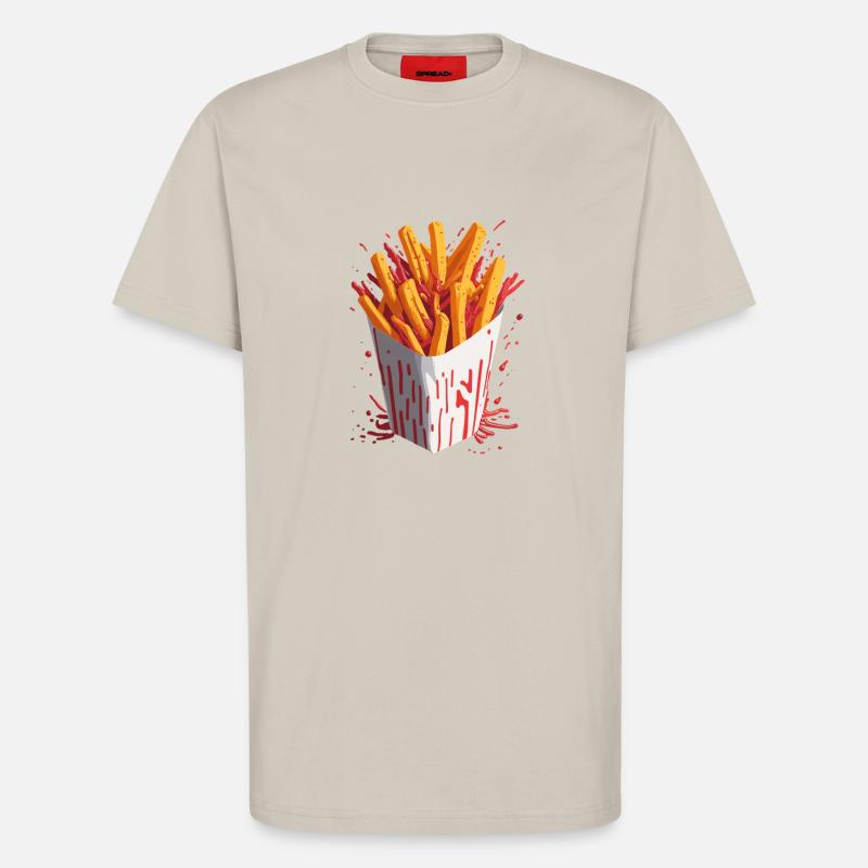Puces explosives - T-shirt bio décontracté fabriqué en UE - WARM CLAY