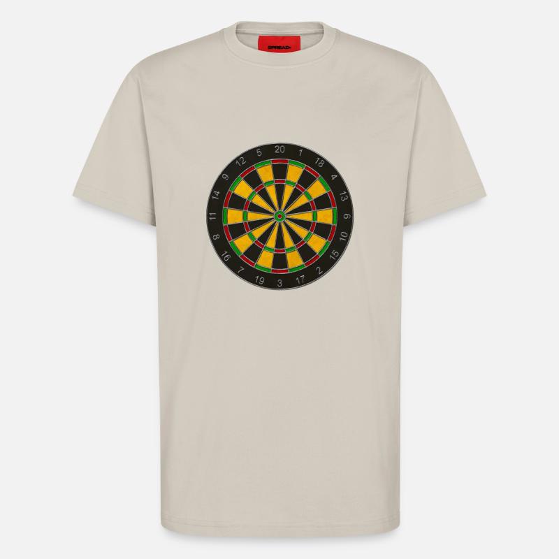DARTscheibe / DARTboard - T-Shirt - made by SPREAD - WARM CLAY