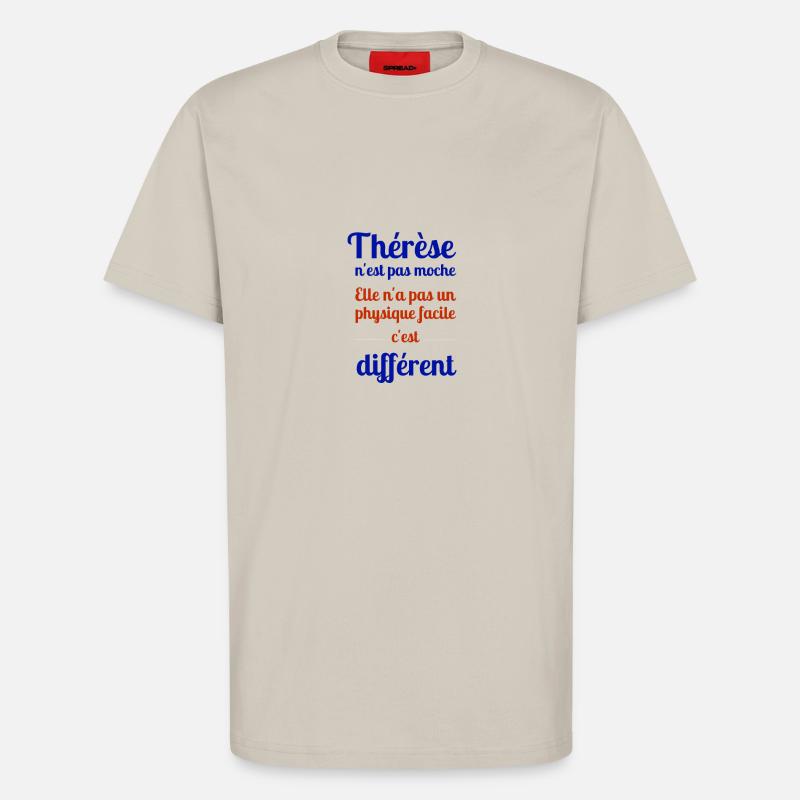 Thérèse - T-shirt bio décontracté fabriqué en UE - WARM CLAY