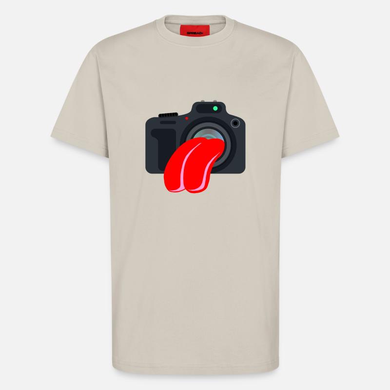 Camera Extasy - T-Shirt - made by SPREAD - WARM CLAY