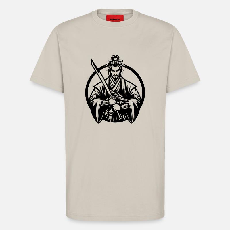 Samurai - T-Shirt - made by SPREAD - WARM CLAY