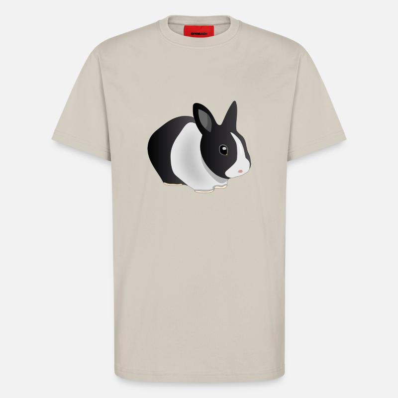 hare - Organic Relaxed T-skjorte produsert i EU - WARM CLAY