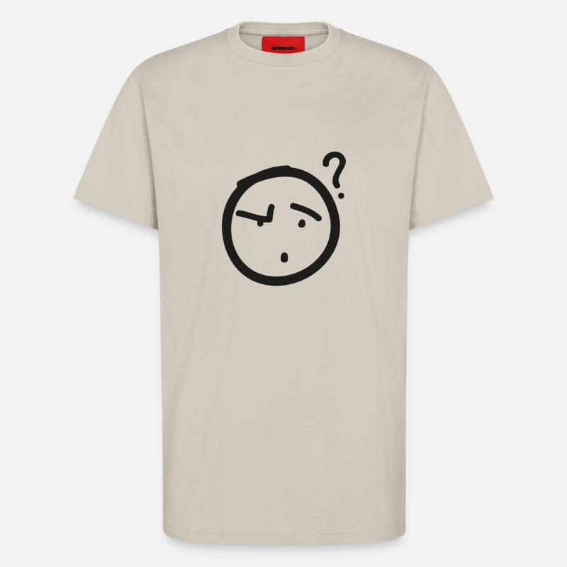 Fragezeichen - T-Shirt - made by SPREAD - WARM CLAY