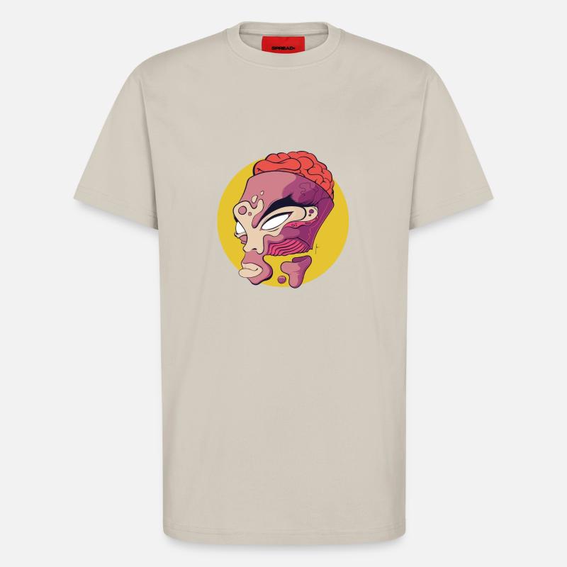Open minded - T-Shirt - made by SPREAD - WARM CLAY