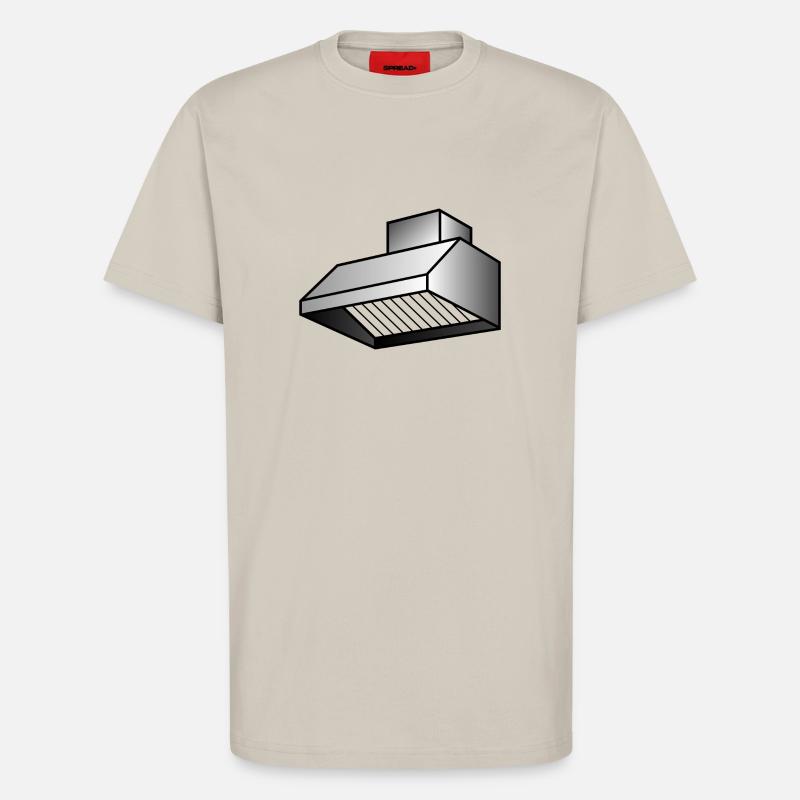 couverts vaisselle flatware silverware cutlery100 - T-shirt bio décontracté fabriqué en UE - WARM CLAY