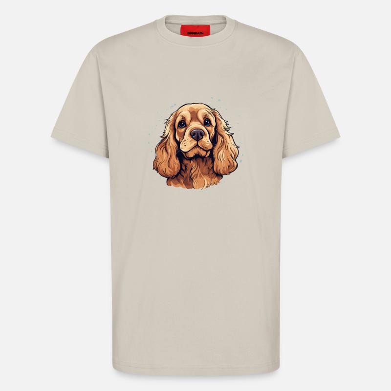 Hund Cocker Spaniel - T-Shirt - made by SPREAD - WARM CLAY