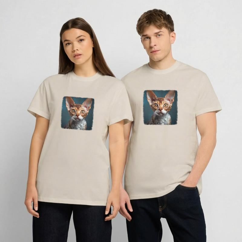 Devon Rex Kätzchen Devon Rex Katze T-Shirt - made by SPREAD