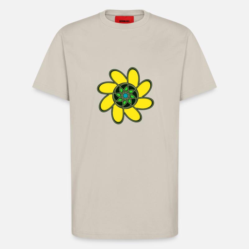 Abstract with different patterns - T-Shirt - made by SPREAD - WARM CLAY