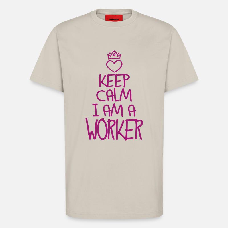Best Arbeiter ever Arbeiter Geschenk - T-Shirt - made by SPREAD - WARM CLAY