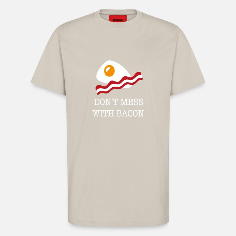 Bacon - T-Shirt - made by SPREAD - WARM CLAY