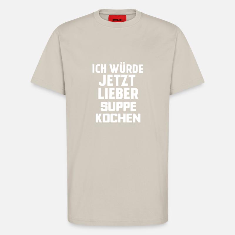 SUPPE KOCHEN - T-Shirt - made by SPREAD - WARM CLAY