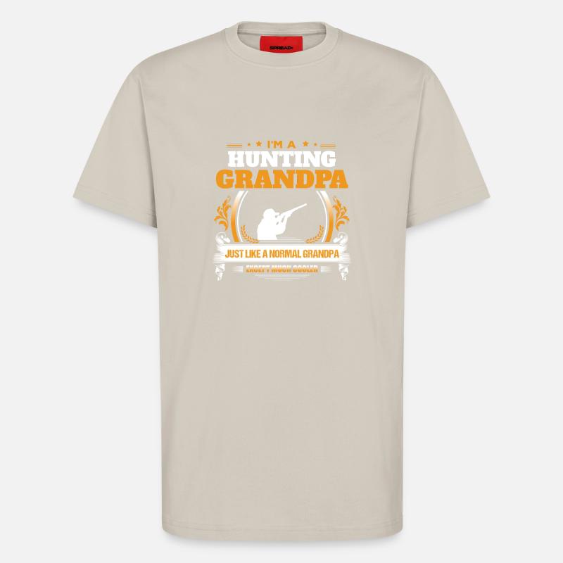 Jagd-Großvater-Hemd-Geschenk-Idee - T-Shirt - made by SPREAD - WARM CLAY