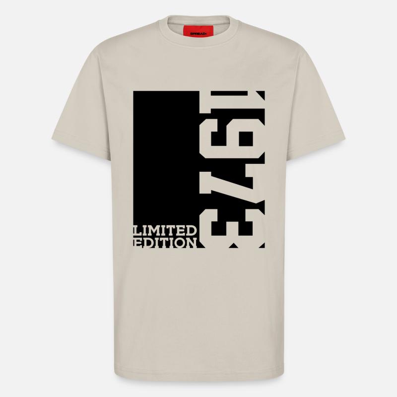 ÉDITION LIMITÉE 53E ANNIVERSAIRE 1973 - T-shirt bio décontracté fabriqué en UE - WARM CLAY