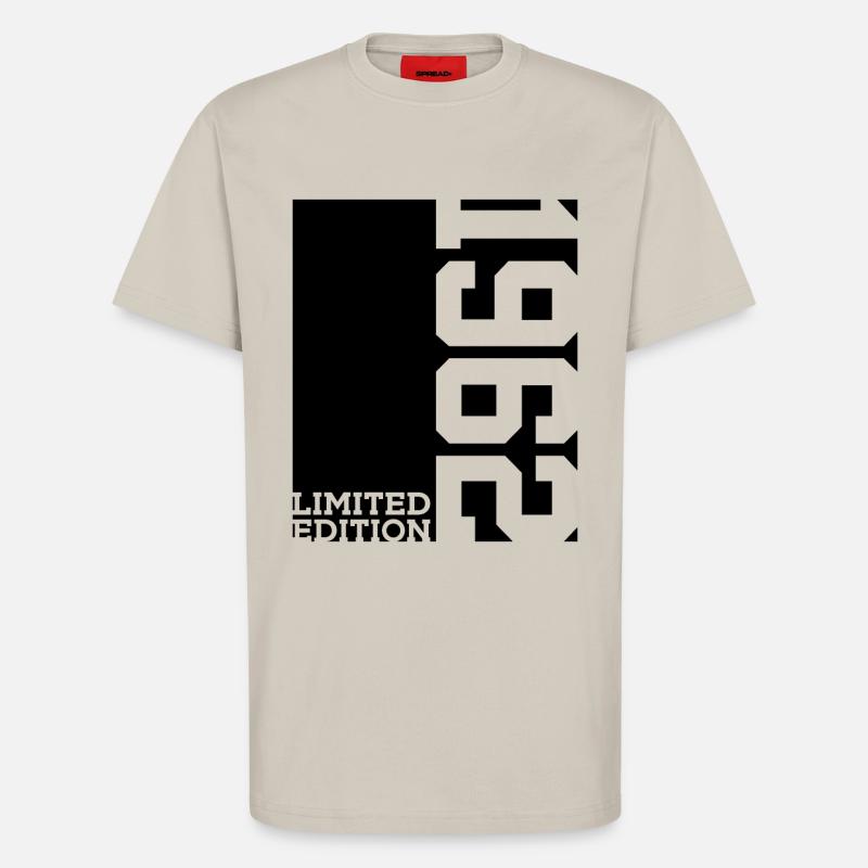 ÉDITION LIMITÉE 64E ANNIVERSAIRE 1962 - T-shirt bio décontracté fabriqué en UE - WARM CLAY