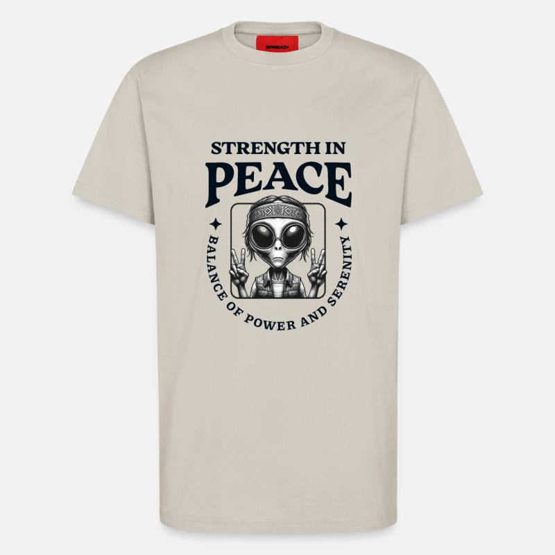 Peace - T-Shirt - made by SPREAD - WARM CLAY