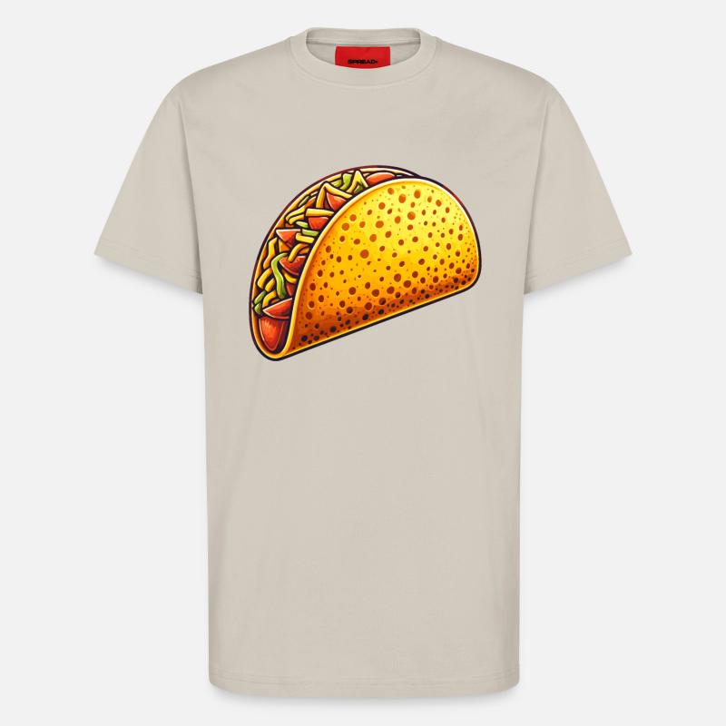 Taco Schale - T-Shirt - made by SPREAD - WARM CLAY