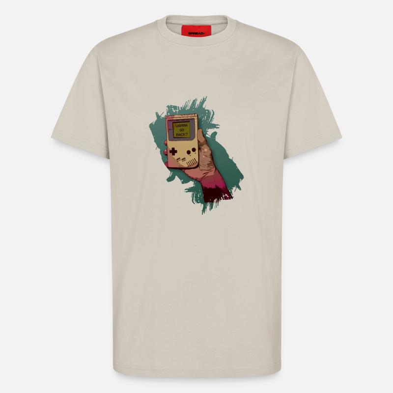 go back - T-Shirt - made by SPREAD - WARM CLAY