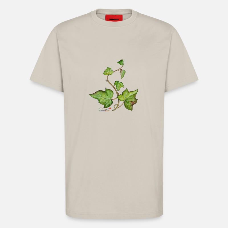 Efeu (Hedera helix) - T-Shirt - made by SPREAD - WARM CLAY