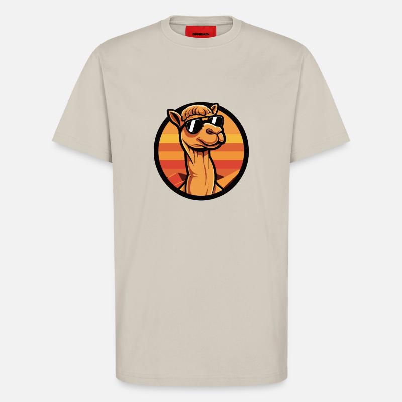 Kamel Comic Cool - T-Shirt - made by SPREAD - WARM CLAY
