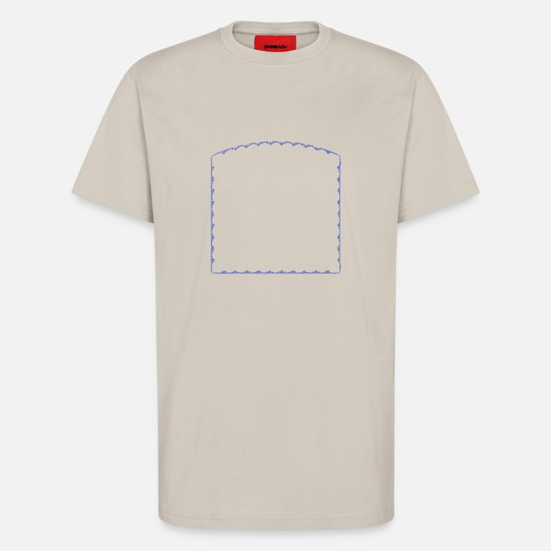 Bordure créative - Vectorale - T-shirt bio décontracté fabriqué en UE - WARM CLAY