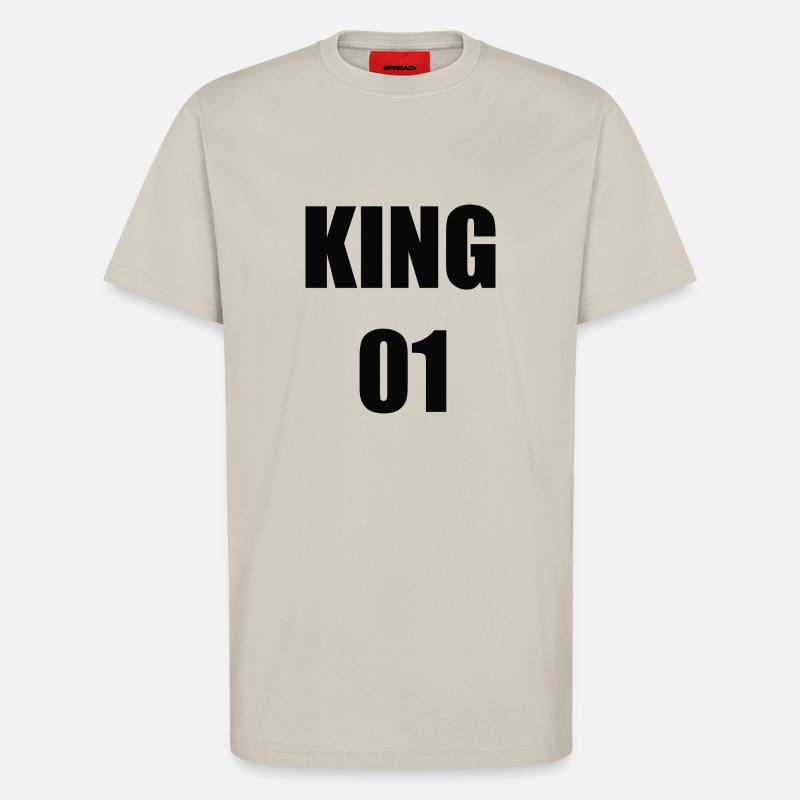 King - T-Shirt - made by SPREAD - WARM CLAY
