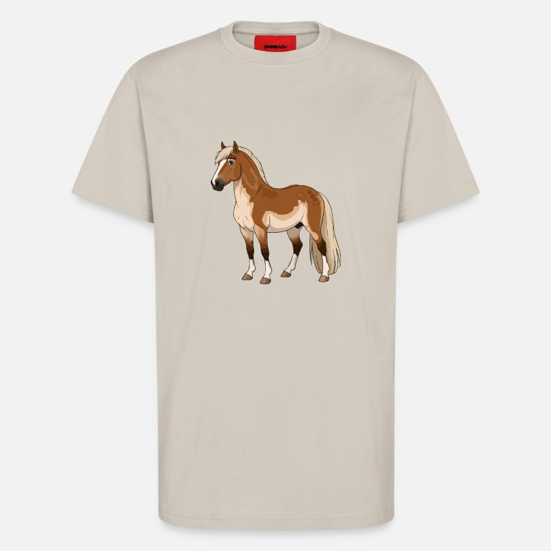 Fjordpferd echt - T-Shirt - made by SPREAD - WARM CLAY