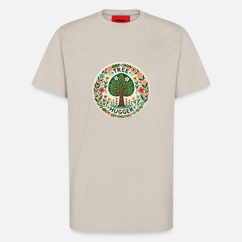 Tree Hugger - T-Shirt - made by SPREAD - WARM CLAY