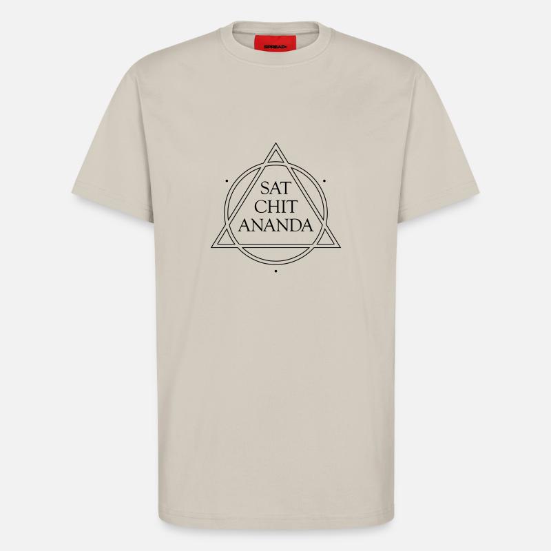 SAT CHIT ANANDA vector - T-Shirt - made by SPREAD - WARM CLAY