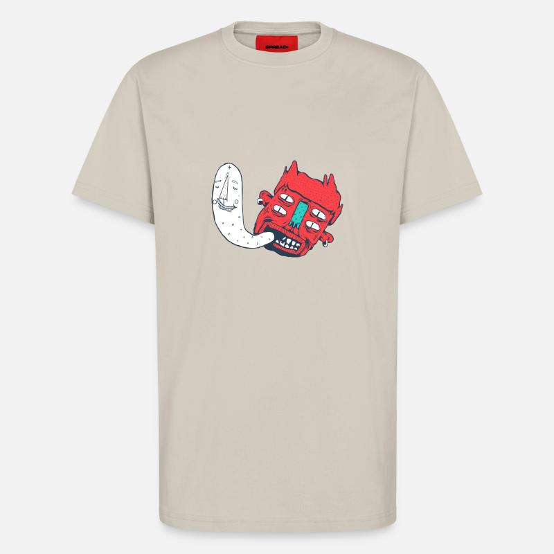 leicht geräuchert - T-Shirt - made by SPREAD - WARM CLAY