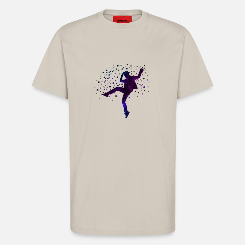 Galaxy Dancer - T-Shirt - made by SPREAD - WARM CLAY